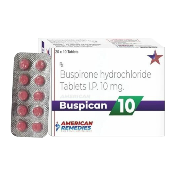 Bispirone Buspar 10Mg